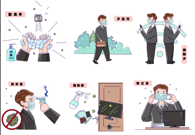 嚴抓復工防疫防控，提高崗位服務技能